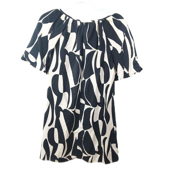 Sara Michelle Semi Sheer Black White Dress Small - Picture 3 of 11